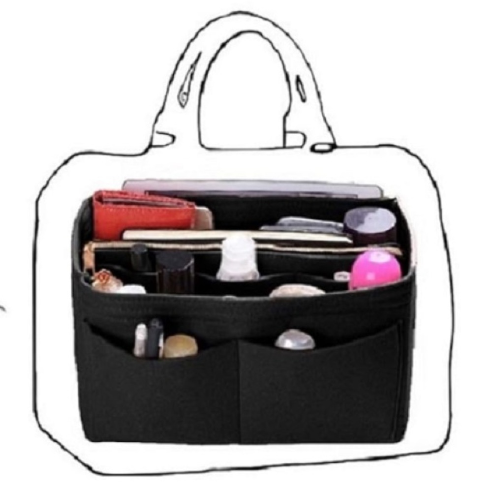 NWT Bag Organizer Insert Black for Louis Vuitton Speedy 30, Noe GM & More